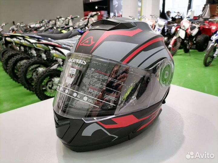 Мото шлем модуляр Acerbis serel