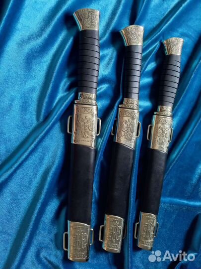 Казачий пластунский нож резной