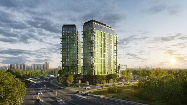 2-к. апартаменты, 42,8 м², 12/20 эт.