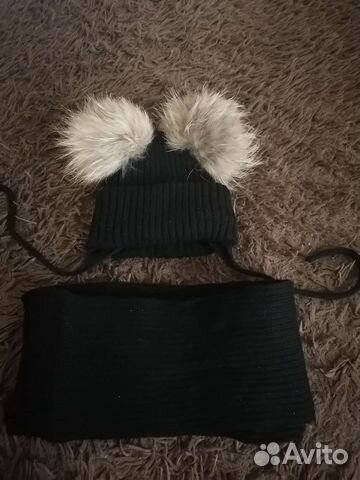 Комплект шапка и шарф