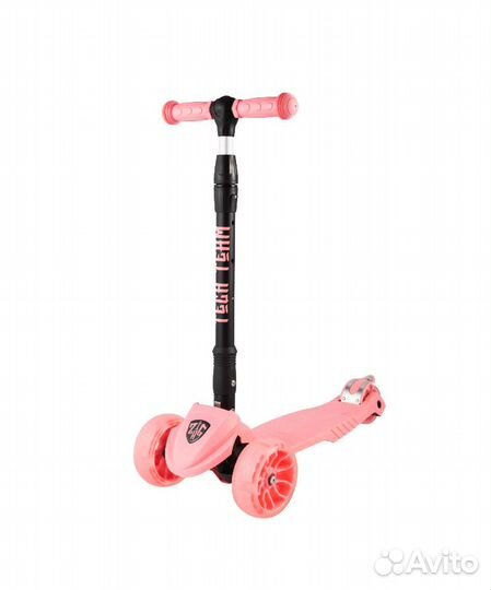 Самокат перед. 2-кол. тт ZIG ZAG pink