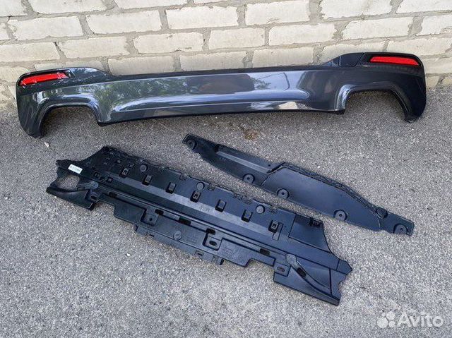 Диффузор на задний бампер BMW g30