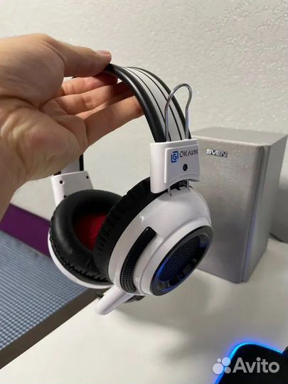Игровые компьютерные наушники Oklick