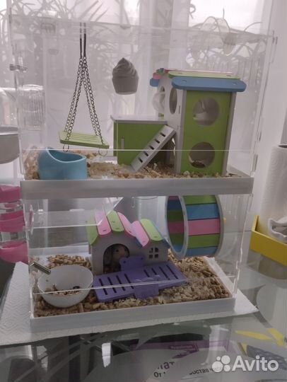 Клетка-домик для хомячка