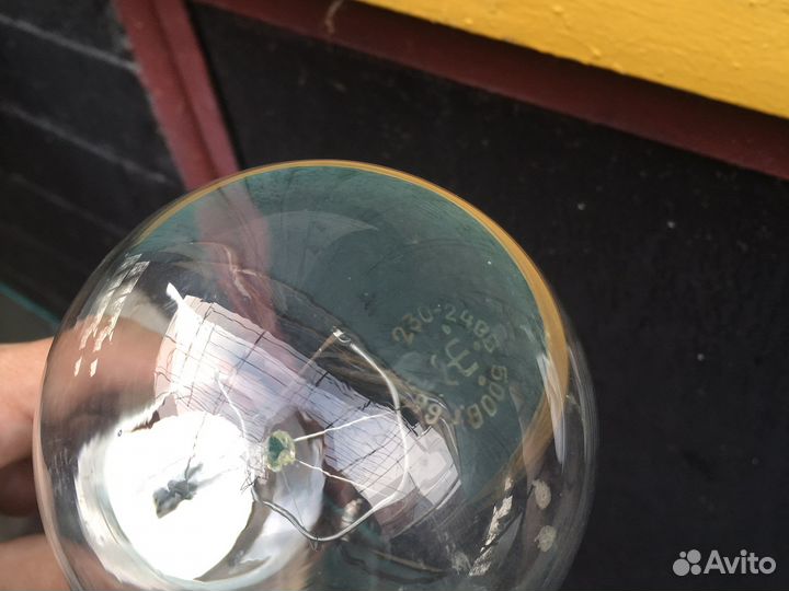 Лампа накаливания СССР 500 Вт