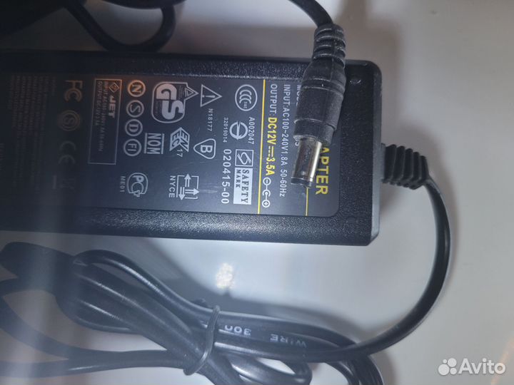 Блок питания 12v 3,5А