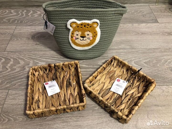 Новые плетеные корзины для дома из гиацинта
