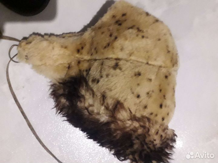 Шапочка меховая для девочек, в хор сост,тёплая