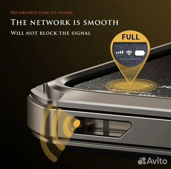 Чехол титановый для iPhone 14 Pro Max