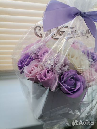 Букет цветов из мыла