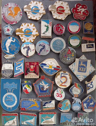 Знаки и значки СССР, спорт