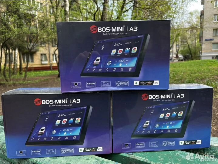 Магнитола Android bos-mini a3 2/32 9 дюймов