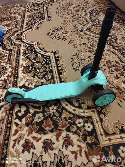 Самокат детский трехколесный kreiss новый