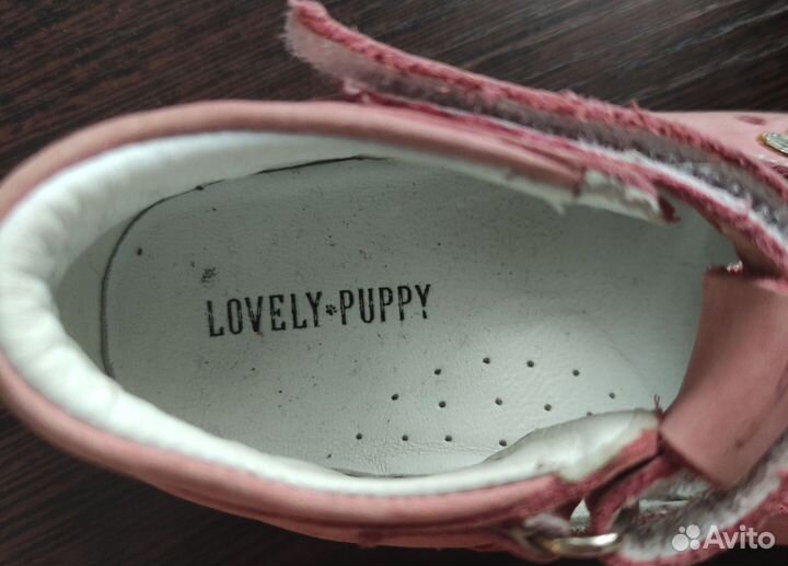 Туфли для девочки 24 размер lovely puppy