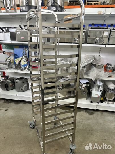 Тележка шпилька для подносов 15 ур 670*410*1800