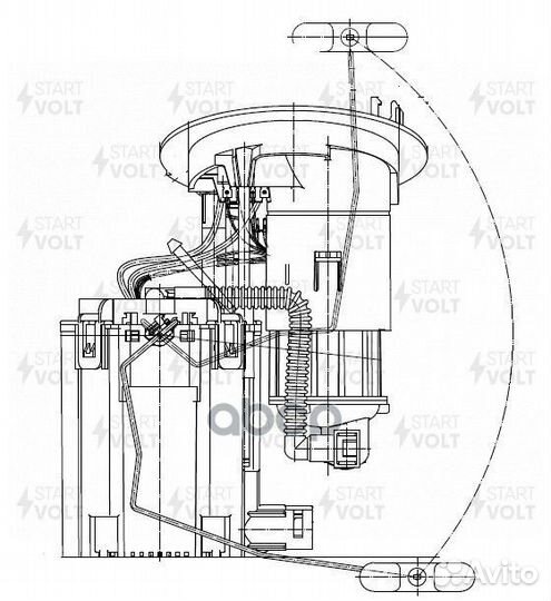 Модуль топливного насоса для а/м Audi A4 (07) /A5