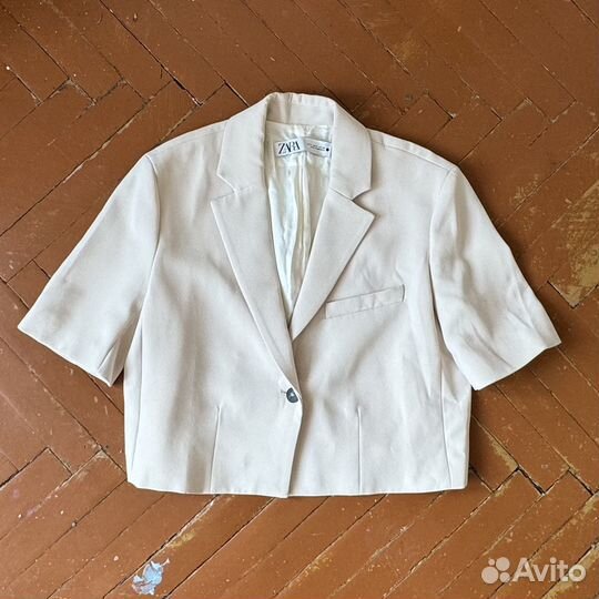 Твидовый пиджак zara