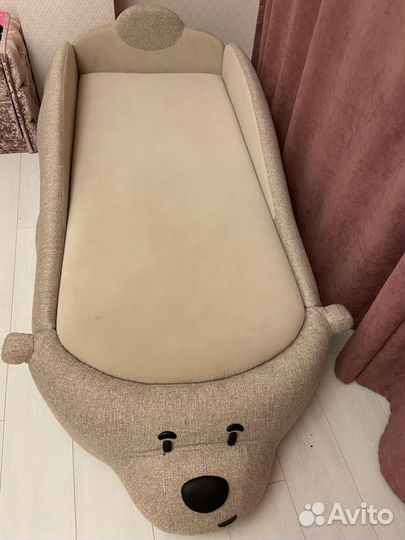 Детская кровать зверек медведь