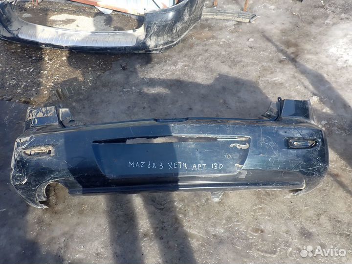 Бампер задний для Mazda Mazda 3 (BK) 2002-2009