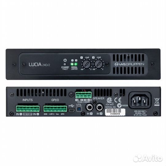 Усилитель Lab.gruppen Lucia 240/2