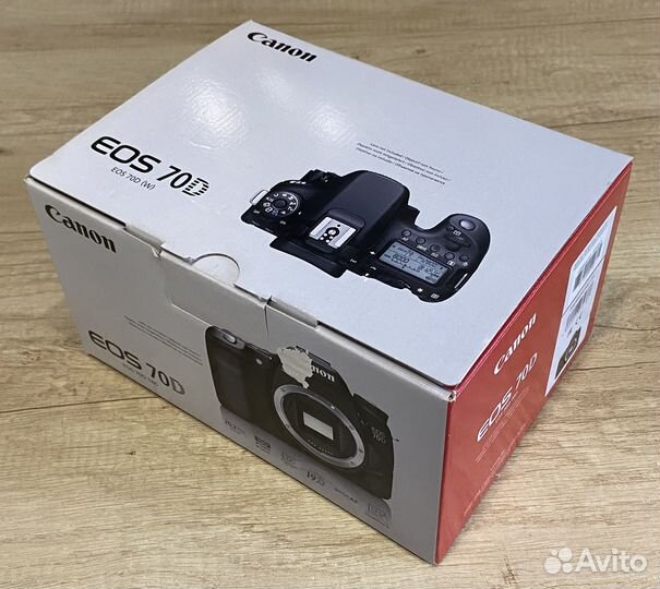 Canon eos 70d коробка