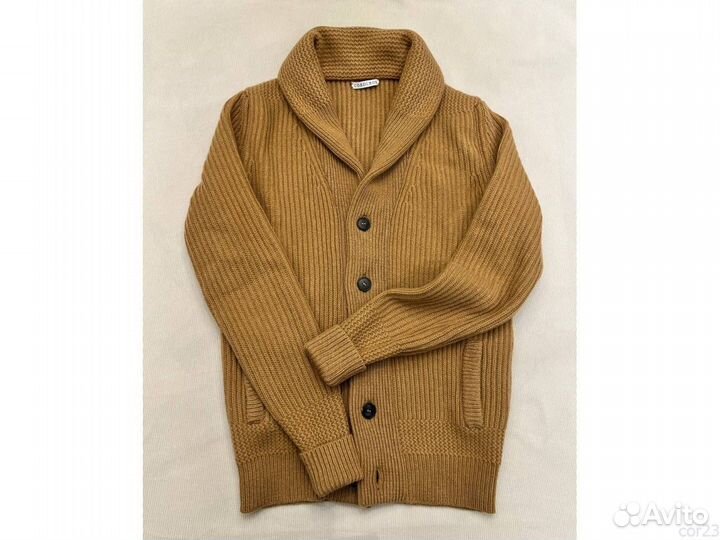 Кардиган коричневый вязаный