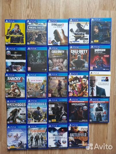 Игры для приставок ps4 бу