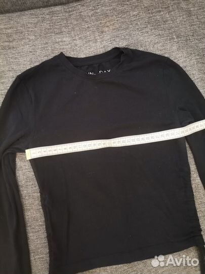 Лонгслив черный женский, размер XS