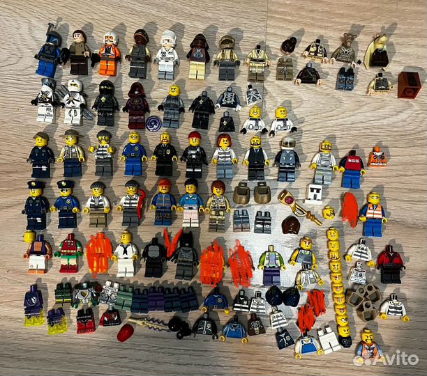 Lego star wars, city, части от минифигурок