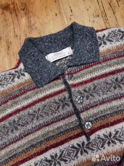 Винтажный джемпер Ирландия XL