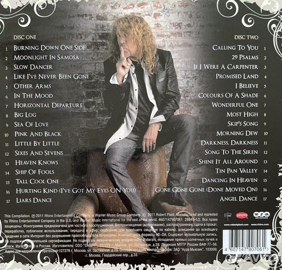 CD компакт диск Robert Plant