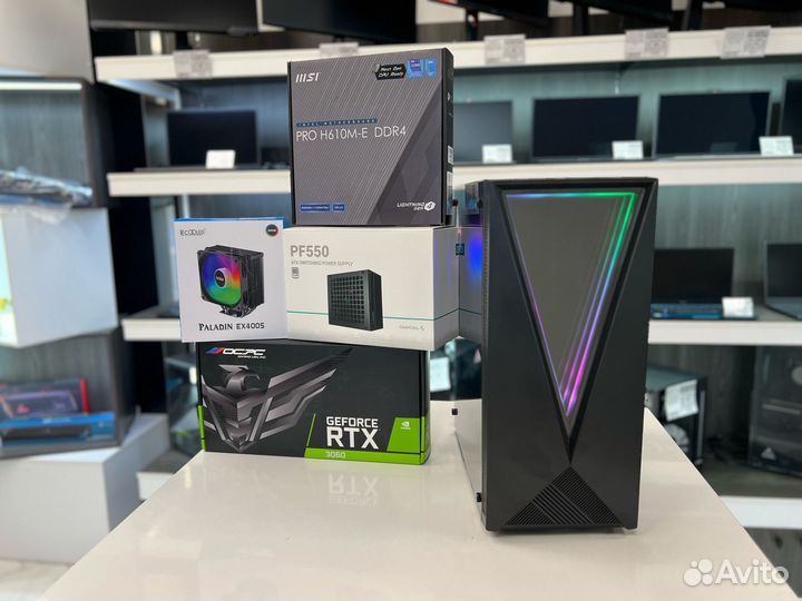 Игровой пк RTX 3060 12Gb/ Core i3-12100F/ DDR4-16G