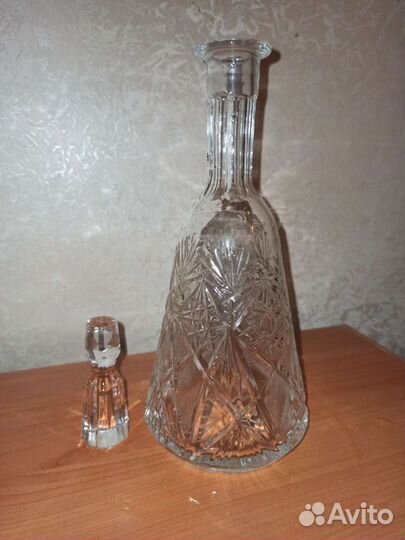 Хрусталь СССР и Чехословакия, винтаж