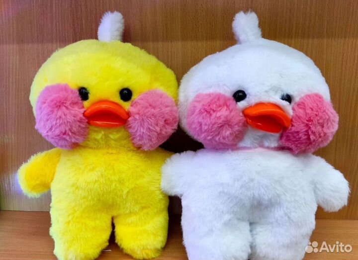 Мягкая Уточка в очках лалафанфан разных цветов