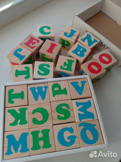 Кубики английский Томик 24 шт