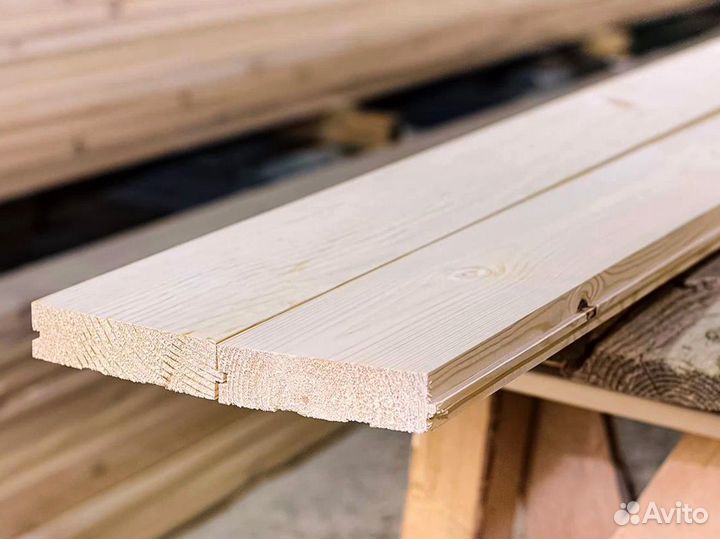 Доска половая шпунт 42*145 сорт ав