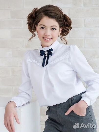 Блузка школьная 152