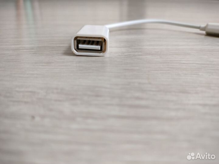 OTG кабель micro USB черный и белый