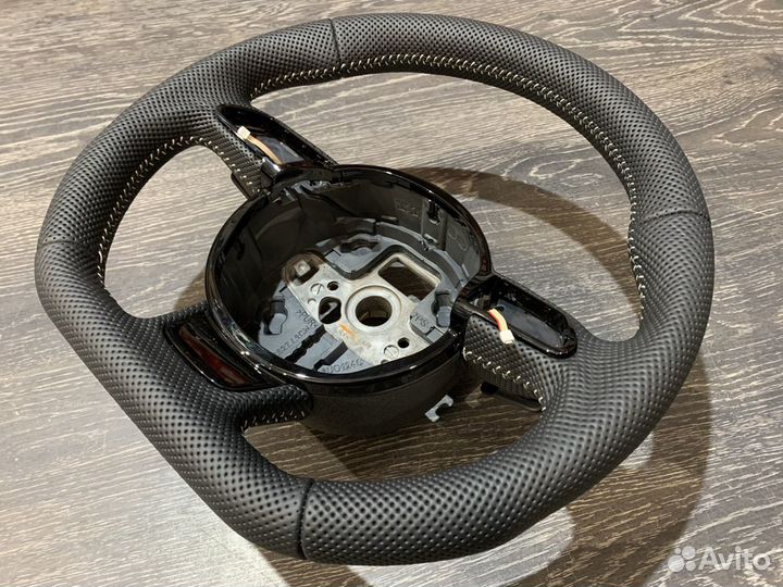 Спорт руль audi C7 B8 лепестки