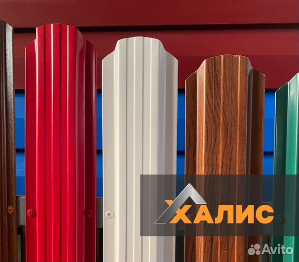 Евроштакетник под дерево