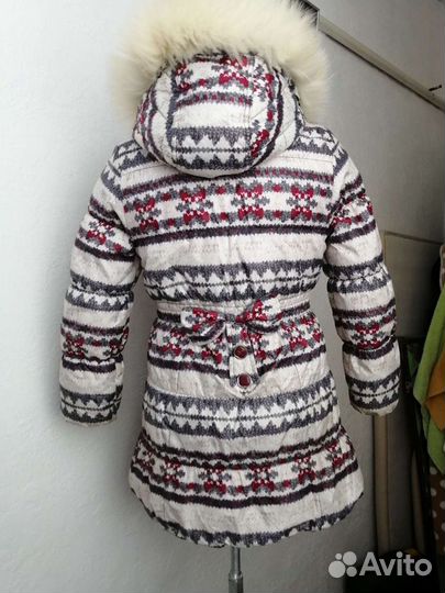 Пальто на синтепоне 134рост