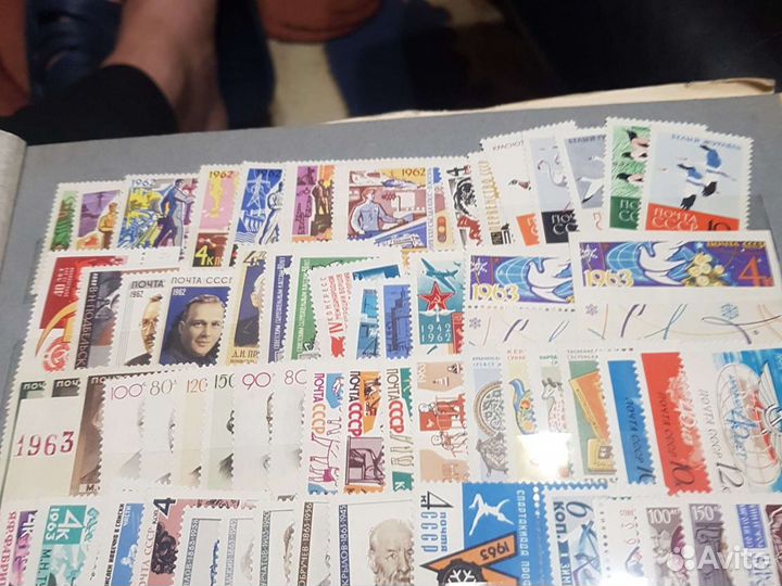 Почтовые марки СССР 1962 год негашеные