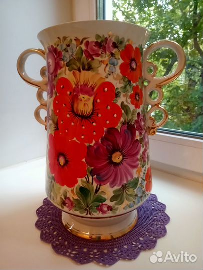 Ваза фарфор СССР Старый Киев Коростень