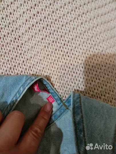 Джинсовый сарафан для девочки