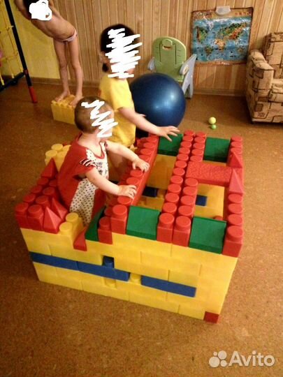 Гигантский конструктор Leco Giga Blocks, 100 дет