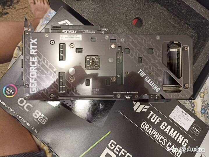 Видеокарта Asus TUF gaming RTX 3060 TI 8Gb