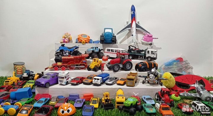 Много машинок пакетом, игрушки для мальчика