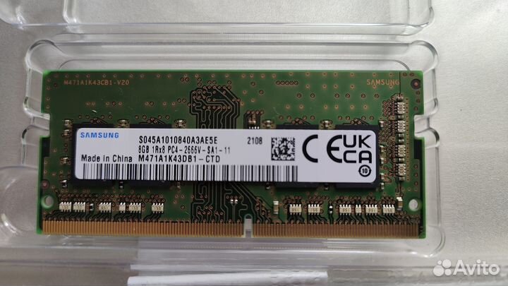 Память sodimm 8 GB DDR4 2666 Samsung