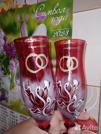 Бокалы на свадьбу