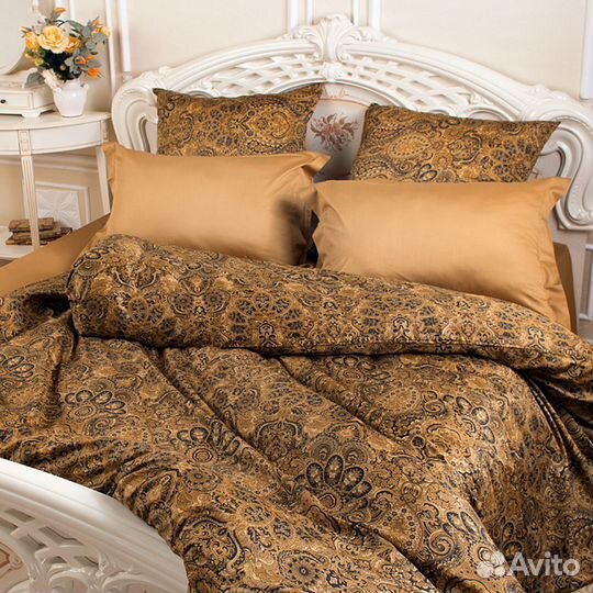 Постельное белье люкс качество 2-х сп. мако сатин